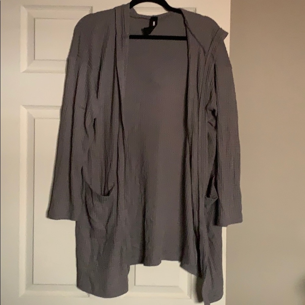 Hooded cardi